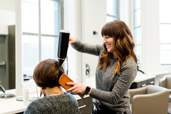 Professional hair coloring process